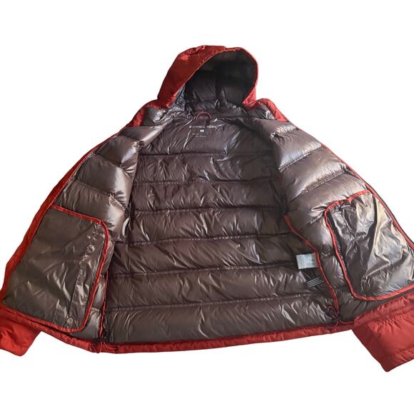 Michael Kors Men’s Rust Orange Puffer Jacket M - Picture 5 of 12